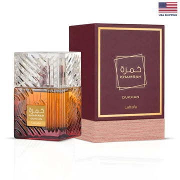 Lattafa Khamrah Dukhan Eau de Parfum 100ml Luxury Unisex Perfume | Free USA 3-Day Delivery
