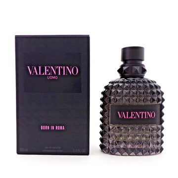 Valentino Uomo Born in Roma Eau de Toilette 3.4 oz Spray by Valentino – Woody Aromatic Men’s Cologne | Free USA 3-Day Delivery